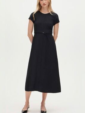 J CREW SIZE 10 Mathilde dress in luster canvas CI451
